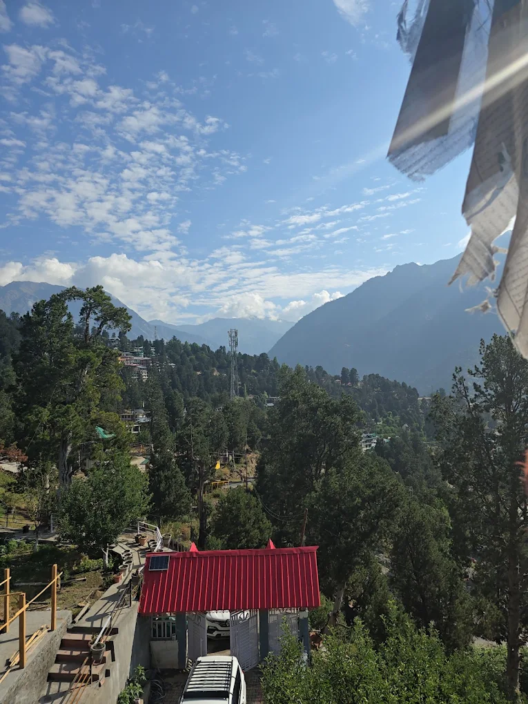 Mountain view landscape around KinVatika Homestay